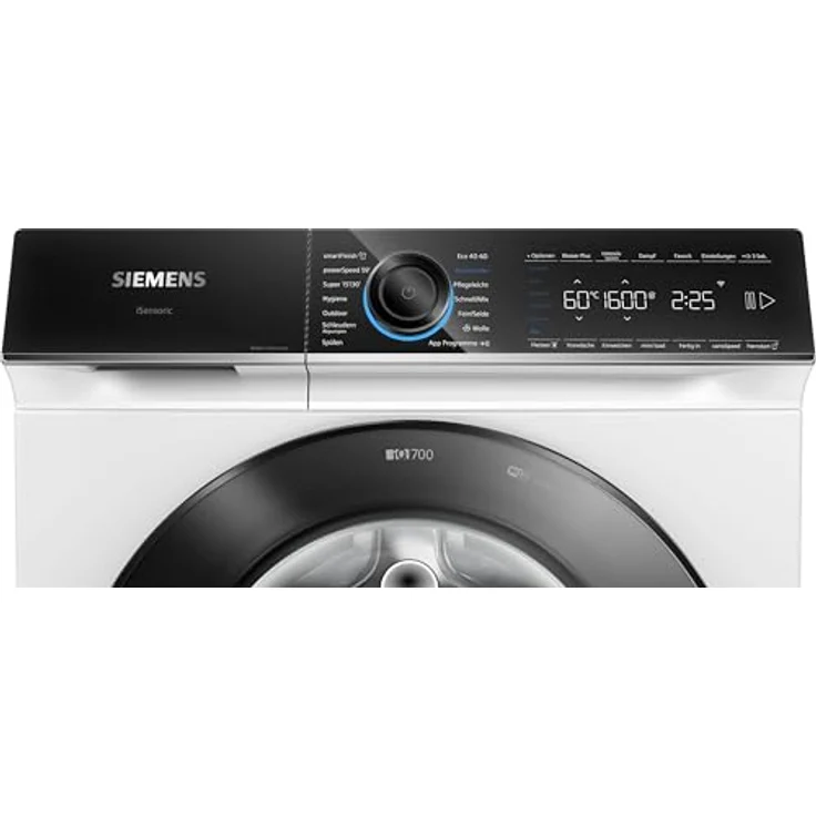 SIEMENS WG56B2041, iQ700, Smarte Waschmaschine 10 kg, 1600 U/min, Made in Germany, Antiflecken-System, smartFinish Bügelhilfe, speedPack XL, aquaStop – Bild 3
