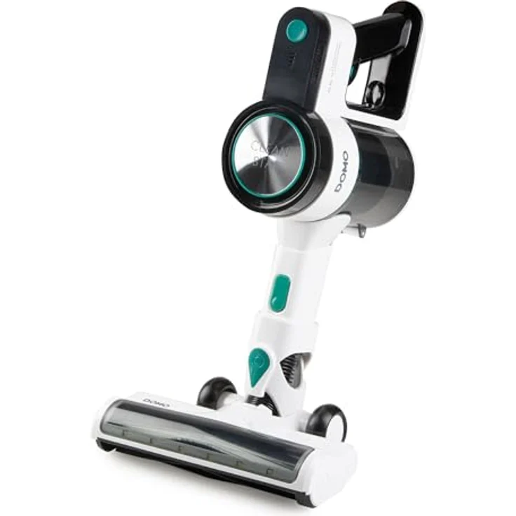 Domo DO241SV Stielstaubsauger, leistungsstarkes Zyklon-System, weiß/Mint, kabellos – Bild 4