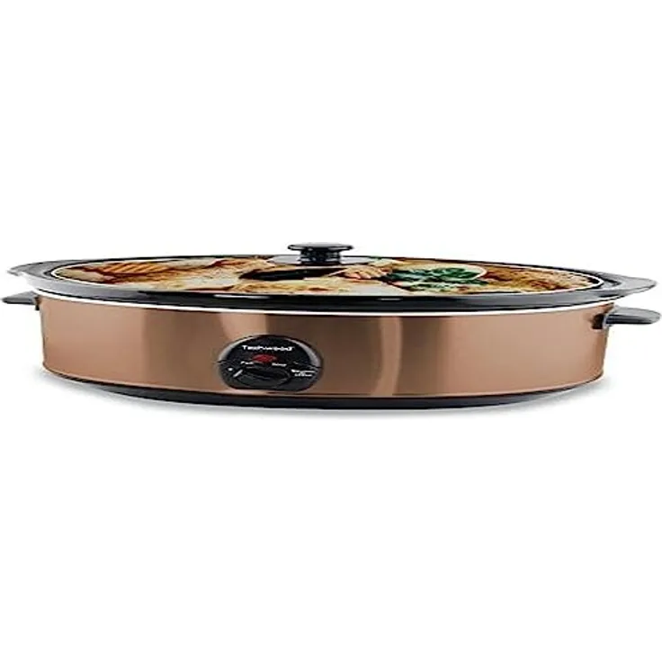 Techwood TMJ-4511 Schongarer, Edelstahl, bronzefarben, 4,5 l