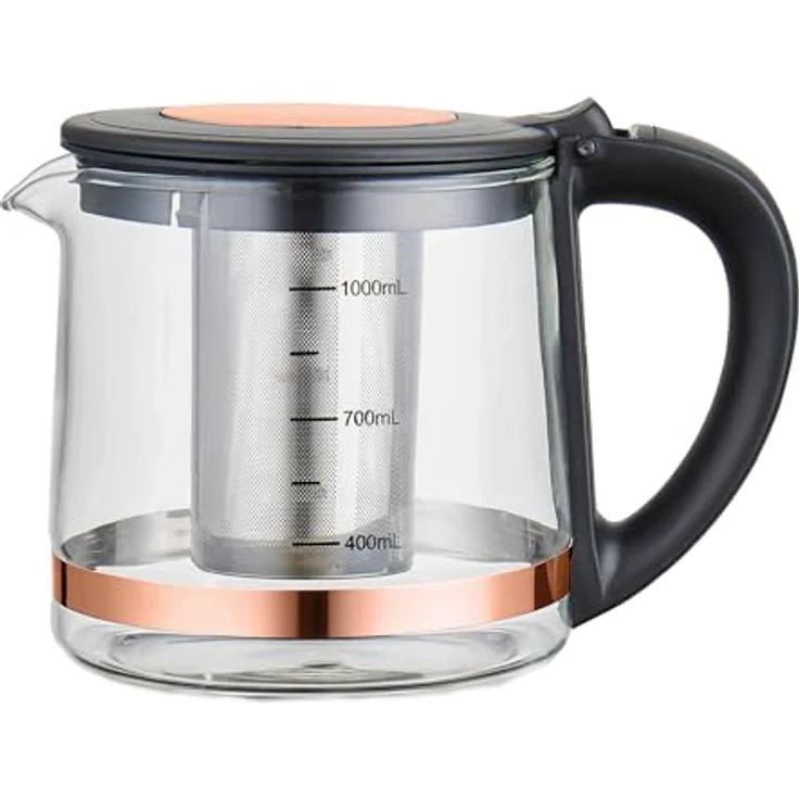 ANY MORNING Wasserkocher Any Morning Teeautomat, 1500 W, 2 l, elegantes Design mit blauer LED-Anzeige - Preisvergleich – Bild 3