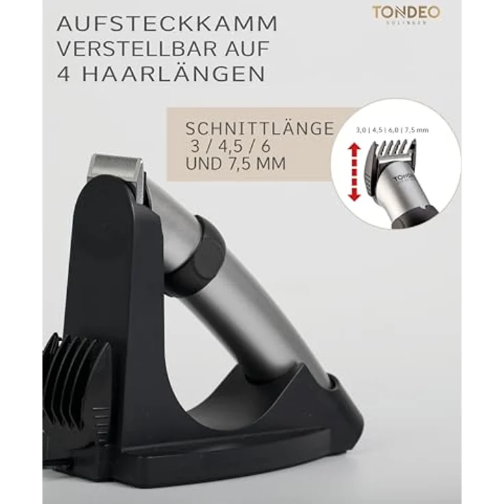 Tondeo Eco XS LITHIUM Profi Konturen Haarschneidemaschine Haarschneider 32530 – Bild 5