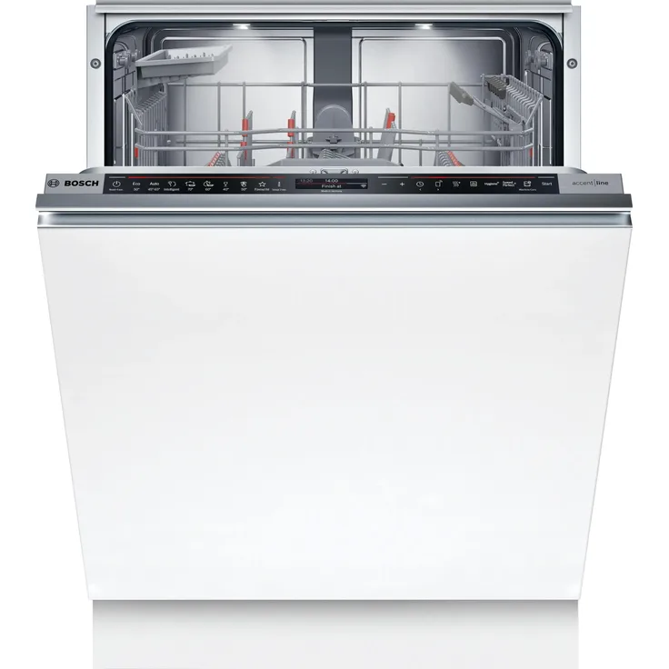 Bosch Serie 8 SBT8TB801E, Voll integrierter Geschirrspüler, 60 cm, Edelstahl, 1.75 m, 165 m, 190 m