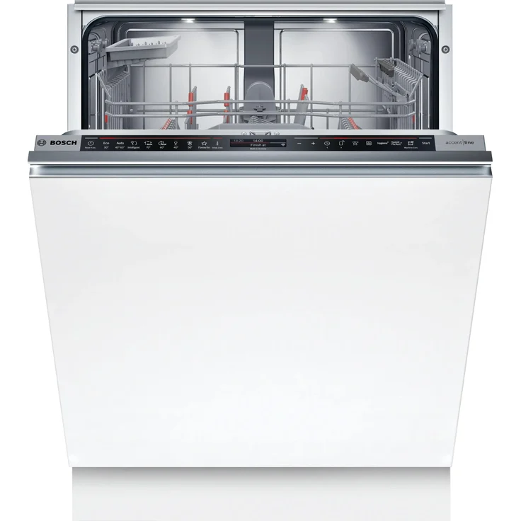 Bosch Serie 8 SBT8TB801E, Voll integrierter Geschirrspüler, 60 cm, Edelstahl, 1.75 m, 165 m, 190 m