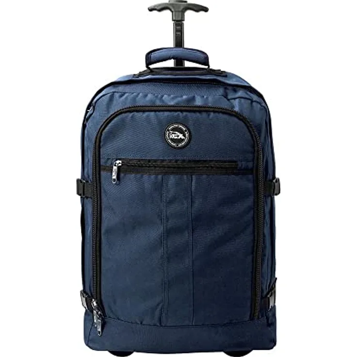 Cabin Max Metz, 55x40x20 cm Hybrid Reiserucksack mit Rollen, 44L Handgepäck Trolley, wasserabweisend, aus recyceltem Polyester