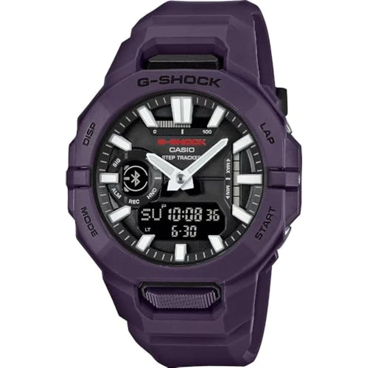 Casio G-SHOCK GBA-950-2AER, Analog-Digital Armbanduhr mit Bluetooth, Stoppuhr, Countdown, 20 bar wasserdicht, violettes Gehäuse und Armband – Bild 1