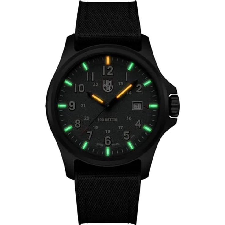 Luminox Damen Analog Quarz Uhr mit Gummi Armband XL.1961 – Bild 3