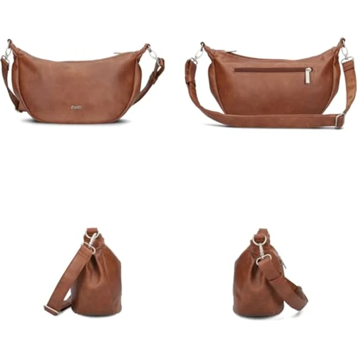 Zwei Mademoiselle.M Umhängetasche 34 cm, elegante Handtasche in stilvollem Design – Bild 3