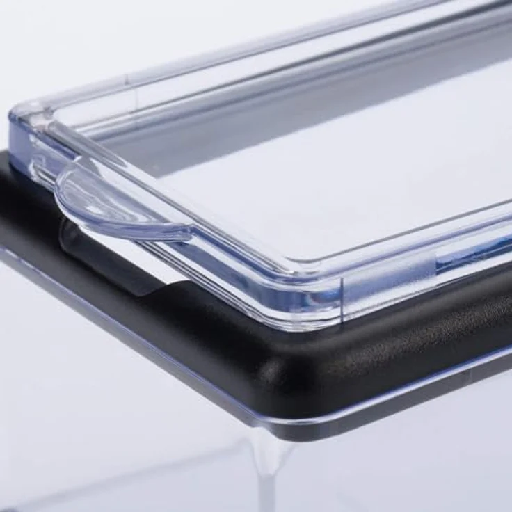 Westmark Turmreibe mit 3 Reibeflächen und Auffangbehälter, Höhe: 23,5 cm, Rostfreier Edelstahl-Kunststoff, Technicus-Trio, Silber-Schwarz-Transparent, 14332270 – Bild 4