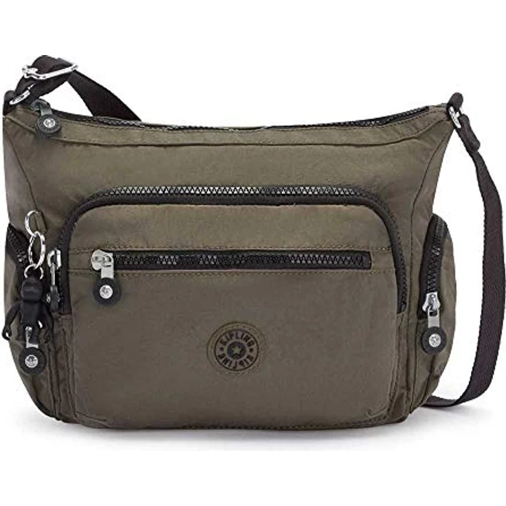 KIPLING Umhängetasche Basic Eyes Wide Open, Crossbody Tasche in Green Moss, mit verstellbarem Schulterriemen und mehreren Fächern – Bild 1