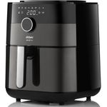 AR2074-G Arzum Airtasty Heißluftfritteuse mit XL Fassungsvermögen, ohne Öl, gesundes Frittieren, digitales Bedienfeld, 8 voreingestellte Kochprogramme, Zeit- und Temperatureinstellung, (Silber)