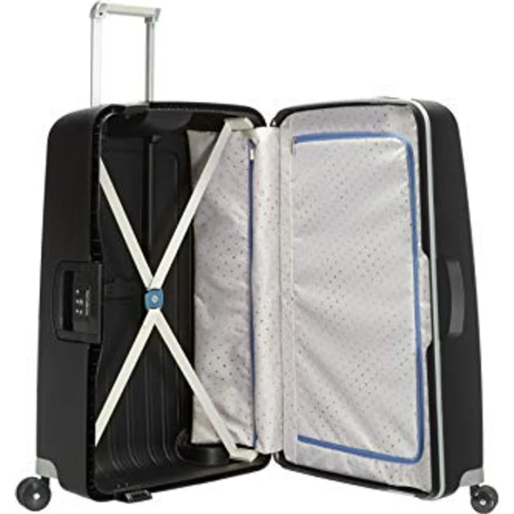 Samsonite S'Cure - Spinner L Koffer, 75 cm, 102 L, 4 Rollen, Schwarz (Black) – Bild 5