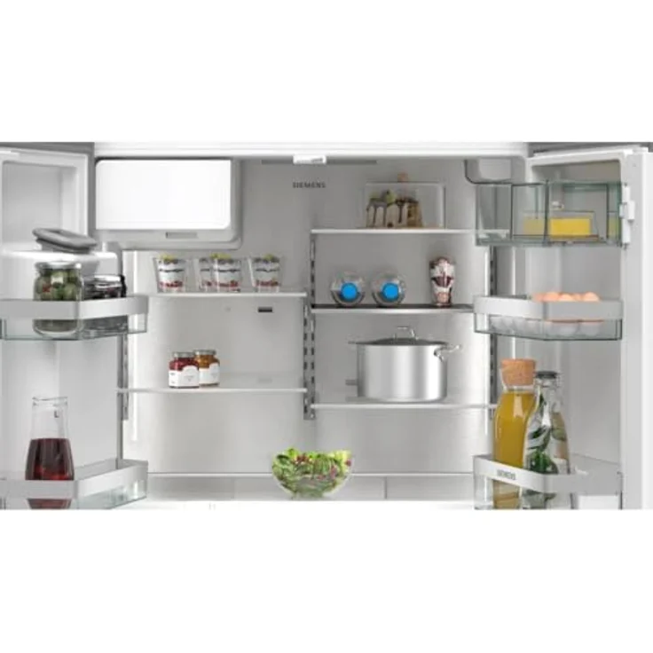 Siemens KF96DAXEA, Side-by-Side Kühl-Gefrierkombination, French-Door, 183 x 90.5 cm, BlackSteel, hyperFresh XXL <0°C>, noFrost, Eiswürfel und filtriertes Wasser auf Knopfdruck – Bild 7