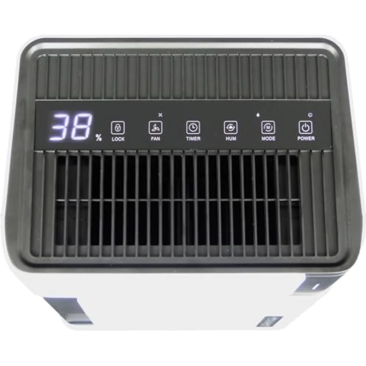 Aktobis WDH-106LE Luftentfeuchter, 8 L/Tag, leiser Betrieb, moderne Design, Timer-Funktion, Automatik und Kindersicherung – Bild 2