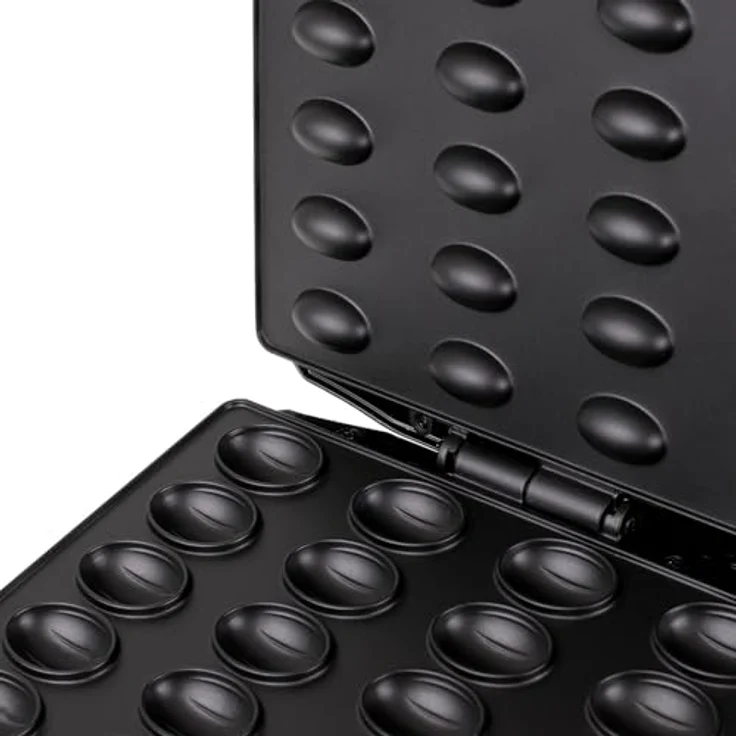Adler Waffeleisen AD 3039B Nut Maker, 1400,00 W, Toaster für Nüsse Erdnüsse Haselnüsse, 24 Stück XL, schwarz – Bild 6