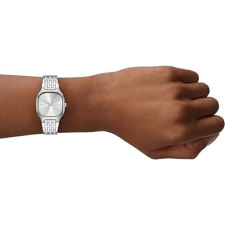 Skagen Damen Analog Quarz Uhr mit Edelstahl Armband SKW3159, 28-mm-Gehäuse, silberfarbenes Zifferblatt – Bild 4