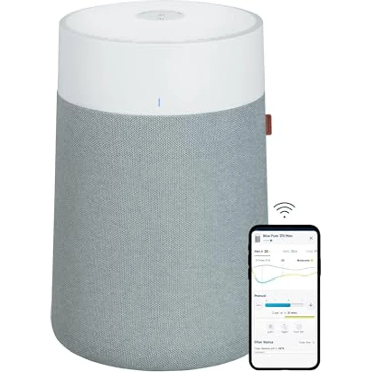 Blueair Blue Pure 3350i Max Air Purifier, HEPASilent Luftwäscher für mittlere Räume, reinigt 172 m² in 1h, für Haus, Haustiere, Allergien, Viren, Staub, Schimmel, Rauch – Bild 1