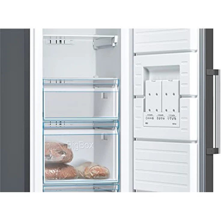 Bosch GSN36VXEP Serie 4 Gefrierschrank, 186 x 60 cm, 242 L, Vario Zone; Automatisches Super Gefrieren; No Frost; Big-Box-Schublade – Bild 2