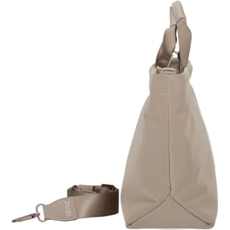 Zwei Neo Shopper Tasche 35 cm, grau, 100% Polyurethan, 35 x 13 x 25 cm – Bild 4