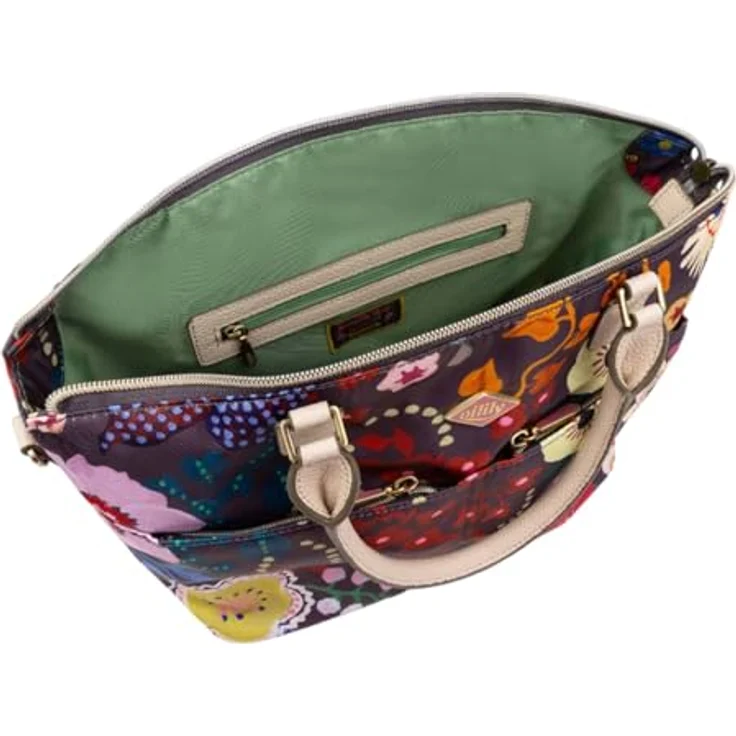 Oilily Tide Spirits Hester, Schultertasche 29 cm aus robustem Polyester mit abnehmbarem und verstellbarem Umhängeriemen, schwarz – Bild 4