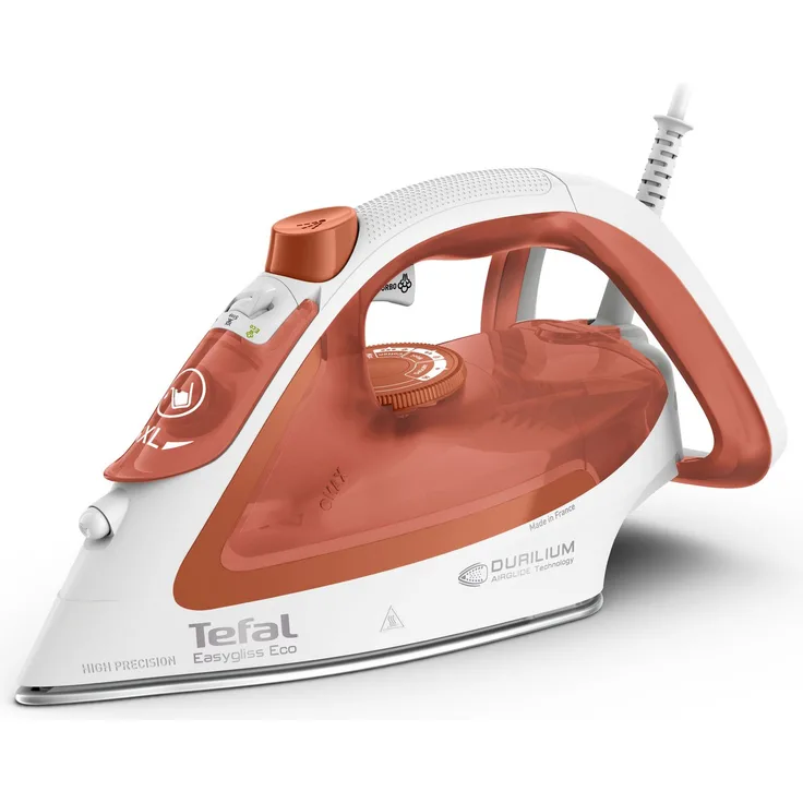 Tefal Dampfbügeleisen FV5782 Easygliss Eco, 2800 W, umweltfreundlich, Durilium Airglide-Technologie