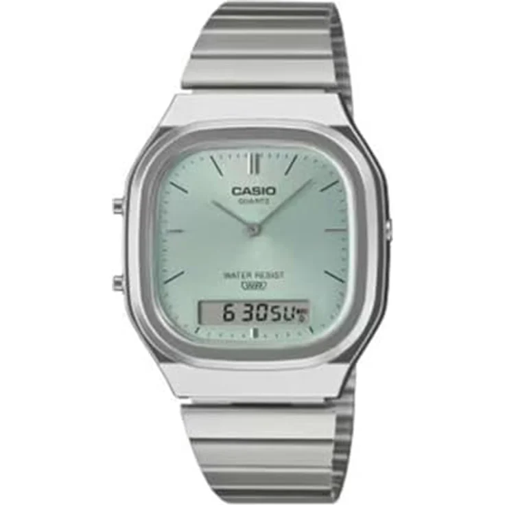 Casio AQ-240, Armbanduhr im dezenten Design für den täglichen Gebrauch, mit farblichen Akzenten – Bild 2