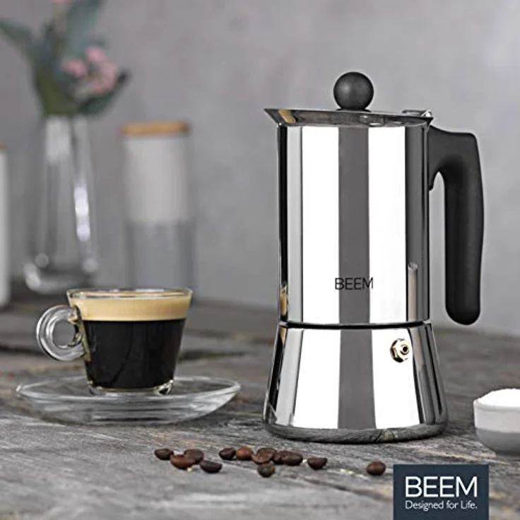 BEEM Espressomaker Espressokocher - 4 Tassen Herdkocher Induktion – Bild 6