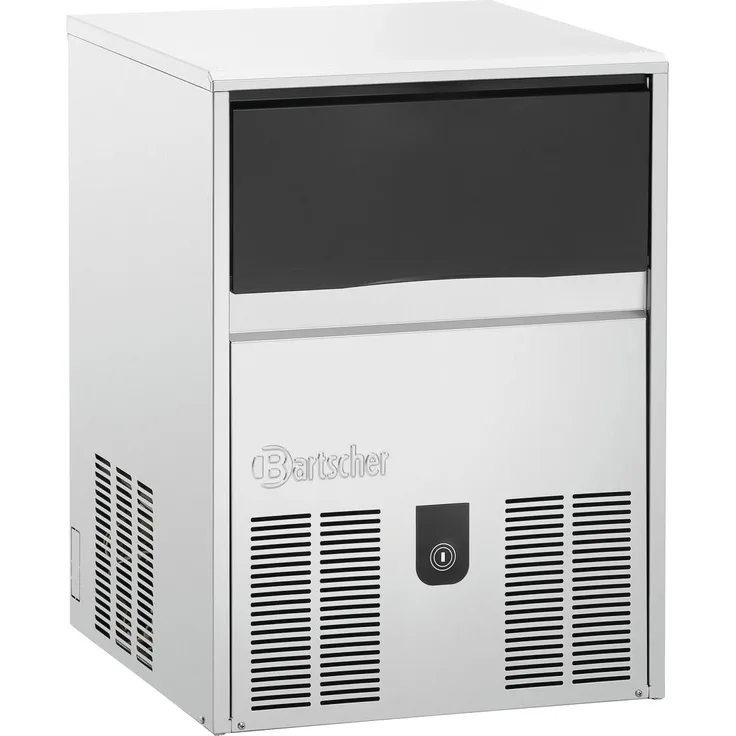 Bartscher Eiswürfelbereiter B 38 Plus, effizienter Vollkegel-Eiswürfelbereiter mit hoher Produktionskapazität
