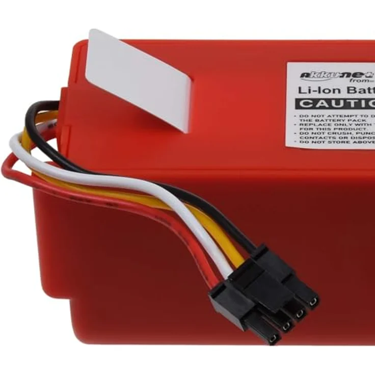 akku-net Akku für Saugroboter Roborock S7, 14,4V, Li-Ion, Orange, hohe Kapazität 5200mAh, kompatibel & sicher – Bild 5