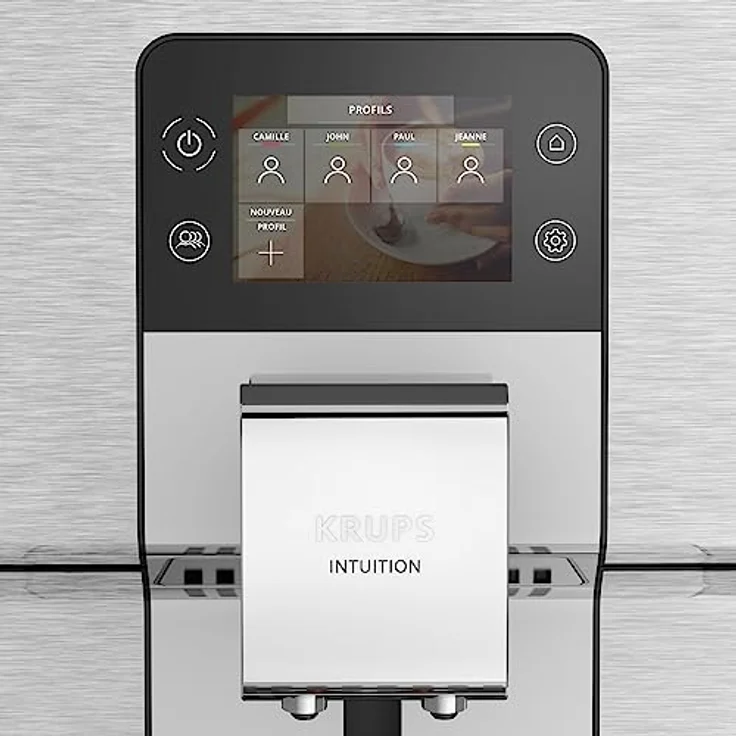 Krups EA877D Intuition Experience+ Kaffeevollautomat, 1550 W, schwarz silber – Bild 6