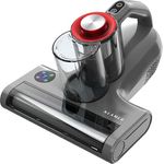 KLAMER Milbenstaubsauger mit UV-Licht, Leistungsstarker 18kPa & 450W, entfernt bis zu 99,9% der Milben, Bakterien und Allergene von Textilien, Silber