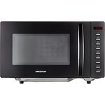 MEDION Mikrowelle (ohne Drehteller, 20 Liter, 700 Watt, 5 Leistungsstufen, 8 Programme, Auftaufunktion, Flachbett, MD10744) schwarz