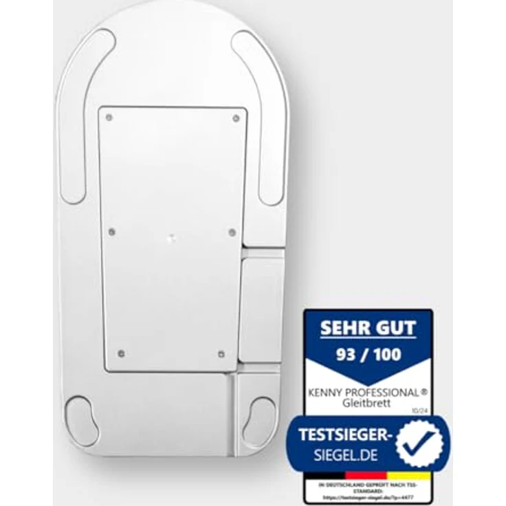 Kenny Professional 2 in 1 Profi-Gleitbrett Raumgleiter mit Kabelstaufach, Silber – Bild 2