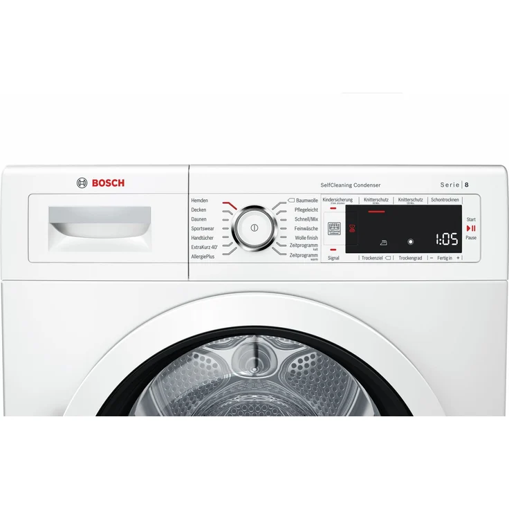 Bosch WTW87541, Wärmepumpentrockner, A++, Fassungsvermögen 9 kg, Standgerät, Breite 59,8 cm, Display, Wäschetrockner mit Automatik – Bild 10
