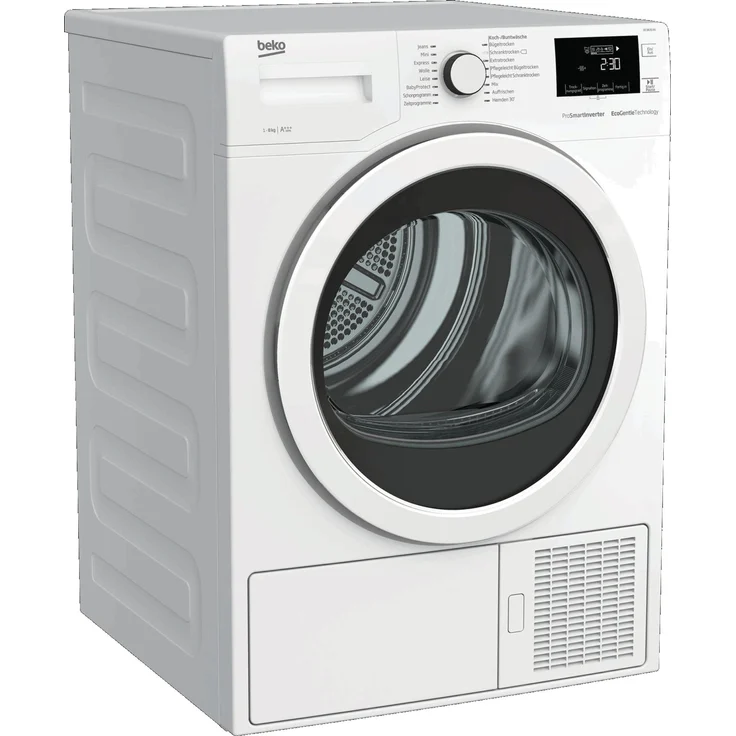 Beko DE8635RX, Wärmepumpentrockner, A+++, Fassungsvermögen 8 kg, Standgerät, Breite 59,5 cm, Wäschetrockner mit Automatik, Drehknopf – Bild 2