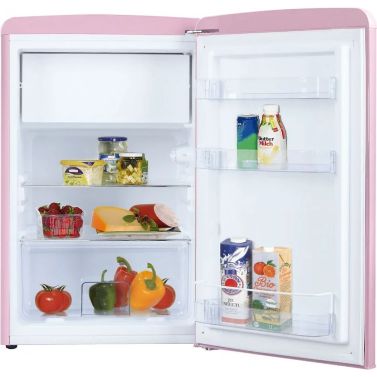 Amica KS15616P / VT 862 AP WID Kühlschrank, freistehend, pink, NoFrost, Breite 55 cm, Energieklasse E – Bild 7
