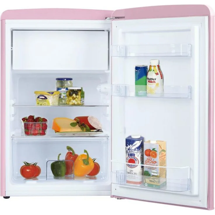 Amica KS15616P / VT 862 AP WID Kühlschrank, freistehend, pink, NoFrost, Breite 55 cm, Energieklasse E – Bild 10
