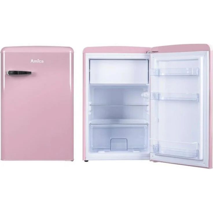 Amica KS15616P / VT 862 AP WID Kühlschrank, freistehend, pink, NoFrost, Breite 55 cm, Energieklasse E – Bild 11