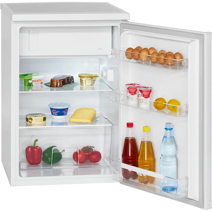 Bomann KS 2184.1 Kühlschrank, freistehend, weiß, LED, Breite 56 cm, Energieklasse E – Bild 4