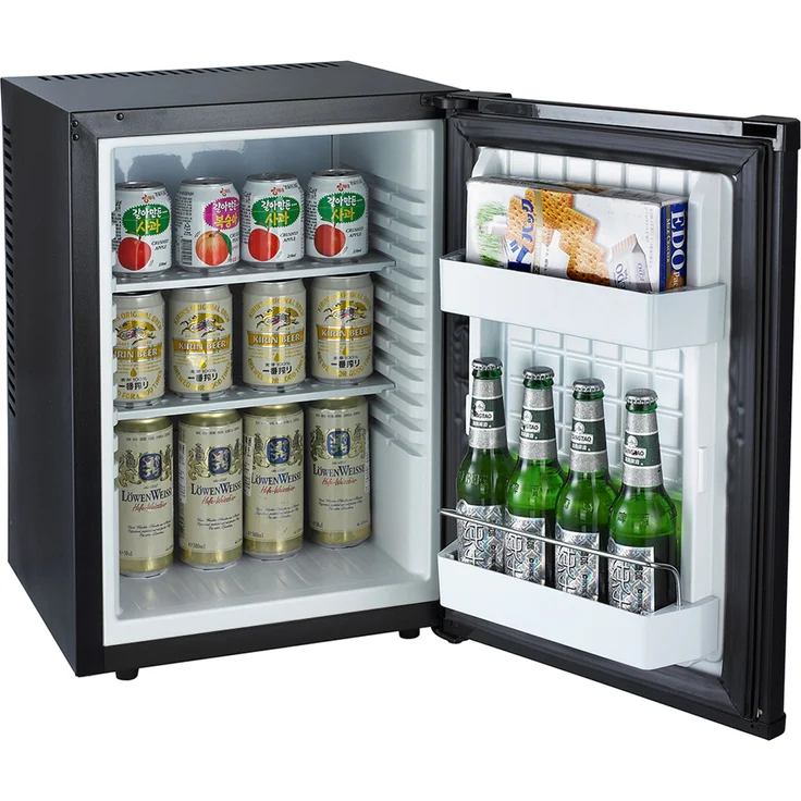 PKM MC, Minibar, freistehend, Frontdekor Schwarz – Bild 2