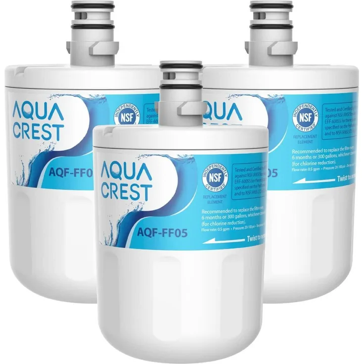 AQUA CREST Kühlschrank Wasserfilter Ersatz LT500P, 3er Pack, weiß, Qualität 5231JA2002A, WSL-1, WF-290