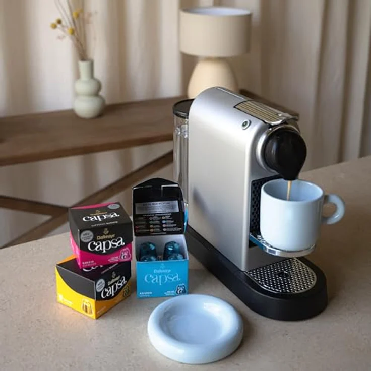 Dallmayr Capsa Espresso Boost, Nespresso kompatibel Kapsel, mit mehr Koffein, Kaffeekapsel, Espressokapsel, 10 Kapseln, 56 g – Bild 7