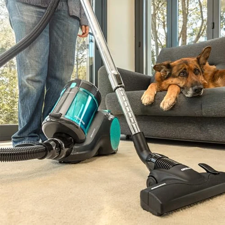 Cecotec Conga Rockstar Cyclonic Powerbag, Schlittenstaubsauger mit 900W und 175AW Saugleistung, 2L Behälter, HEPA-Filter, 10m Reichweite – Bild 8