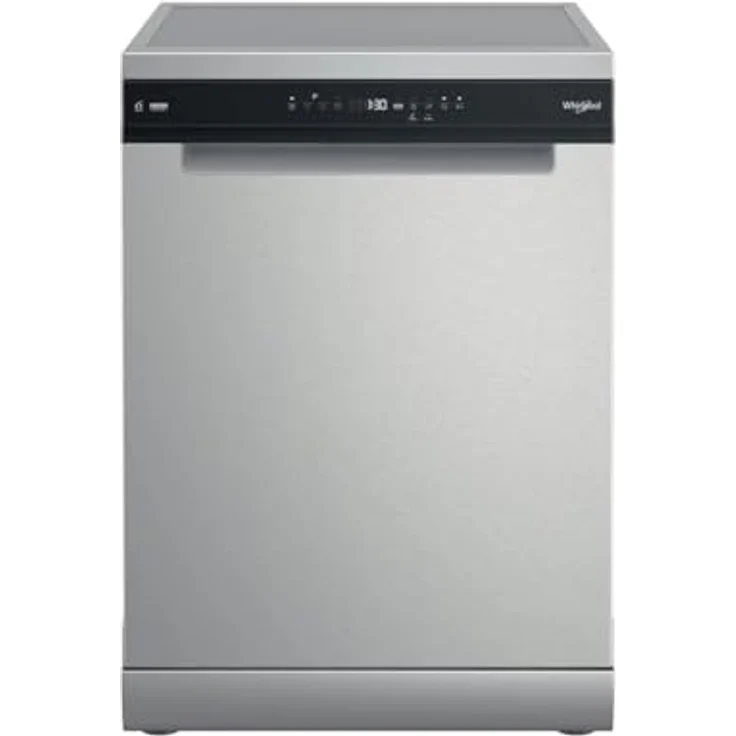 WHIRLPOOL W7F HP33 X, Einbau Geschirrspüler mit 15 Gedecken, 10 Programmen, 6TH SENSE Technologie, Geräuschpegel 43 dB, Edelstahl Oberfläche, Breite 60 cm – Bild 1