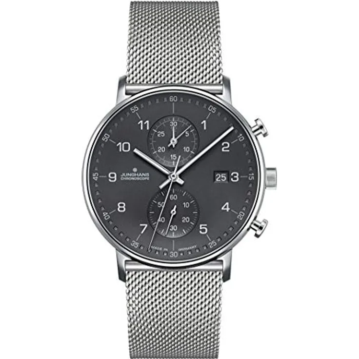 JUNGHANS Herrenuhr Chronoscope Form C 041/4877.44