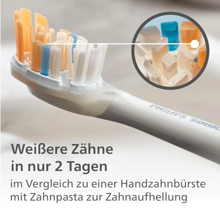 Philips Sonicare A3 Premium All-in-One-Ersatz-Bürstenkopf 6er-Pack in Weiß - Entfernt bis zu 20x mehr Plaque – Bild 3