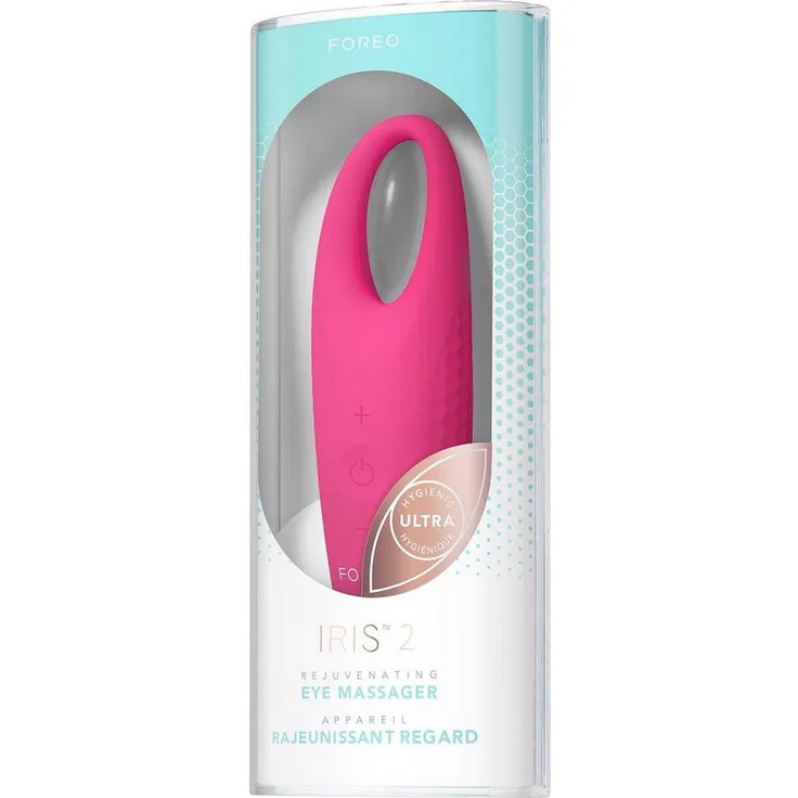 FOREO Massagegerät IRIS™ 2, für die Augenpartie mit T-Sonic™ Technologie, Akupressur und Massage, in elegantem Design