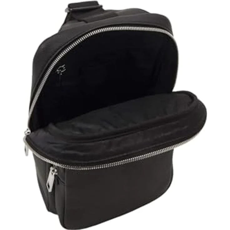 Boss Ray Umhängetasche, 19 cm, schwarz, 100% Polyurethan, 29 x 11 x 19 cm – Bild 3
