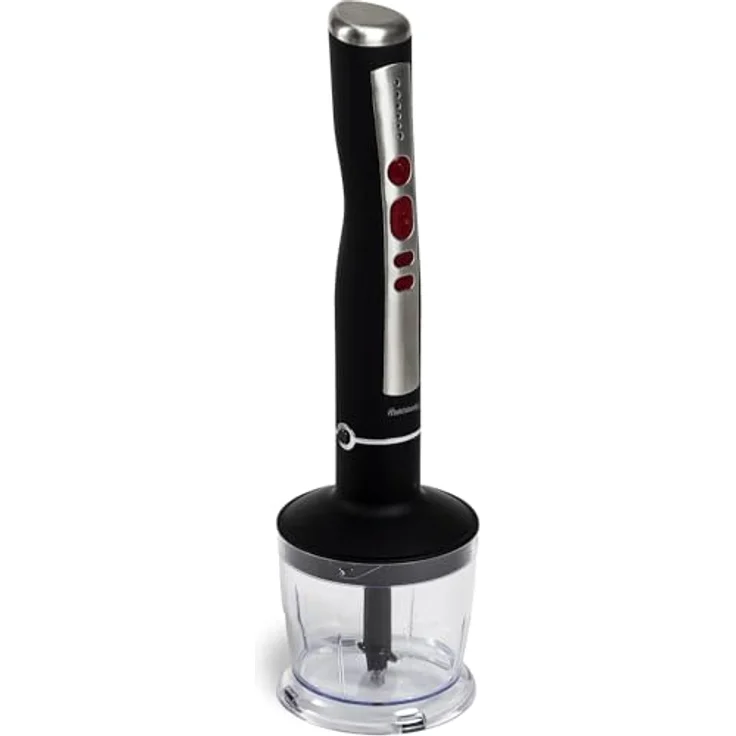 Melchioni 118420039 Mixer Tischmixer 200 W Schwarz, Edelstahl, Transparent, kabellose Freiheit und Vielseitigkeit – Bild 7