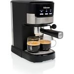Tristar Espressomaschine | 2 Tassen gleichzeitig | Geeignet für Nespresso-Kapseln und gemahlenen Kaffee | Tassenwärmer | Spülmaschinenfest | 20 bar | 1100 W | CM-2278