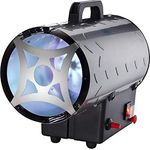 ROWI Gas Heizgebläse 10 kW 580 m³/h inkl. Gasschlauch, Druckminderer & Piezozündung I Ventilationsfunktion im Sommer I Leicht & robust I Hohe Sicherheit | Einfacher Transport